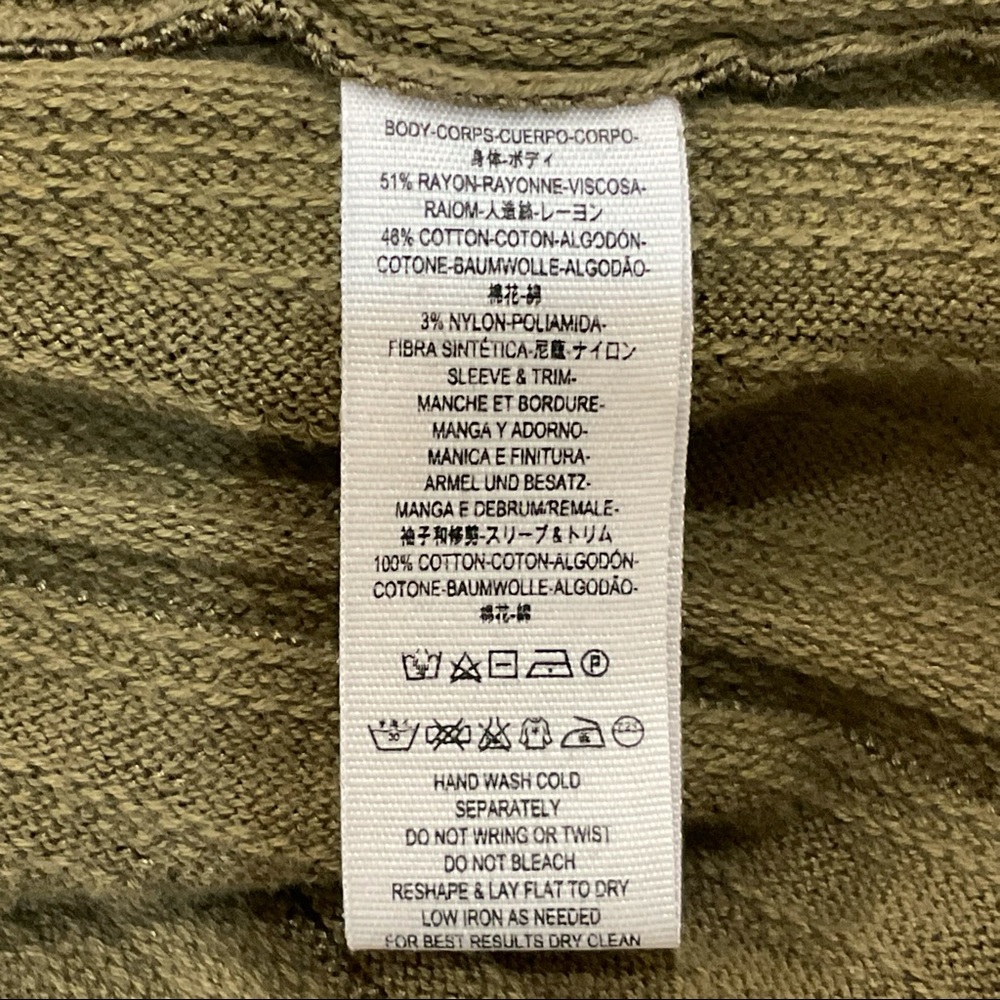Free People Ribbed Knit Sweater Top XS - Picture 13 of 16